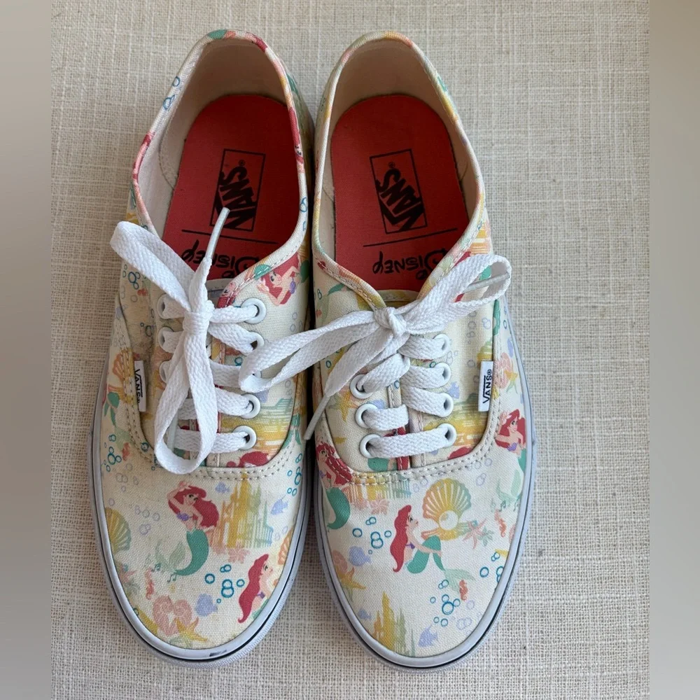 Vans x Disney The Little Mermaid Ariel Sneakers 2015 Limited Release Size 9 - Picture 4 of 10
